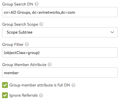 LDAP Group Search