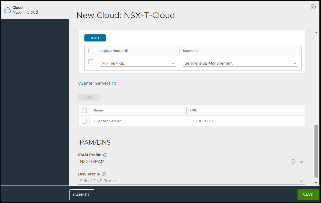 NSX-T Cloud