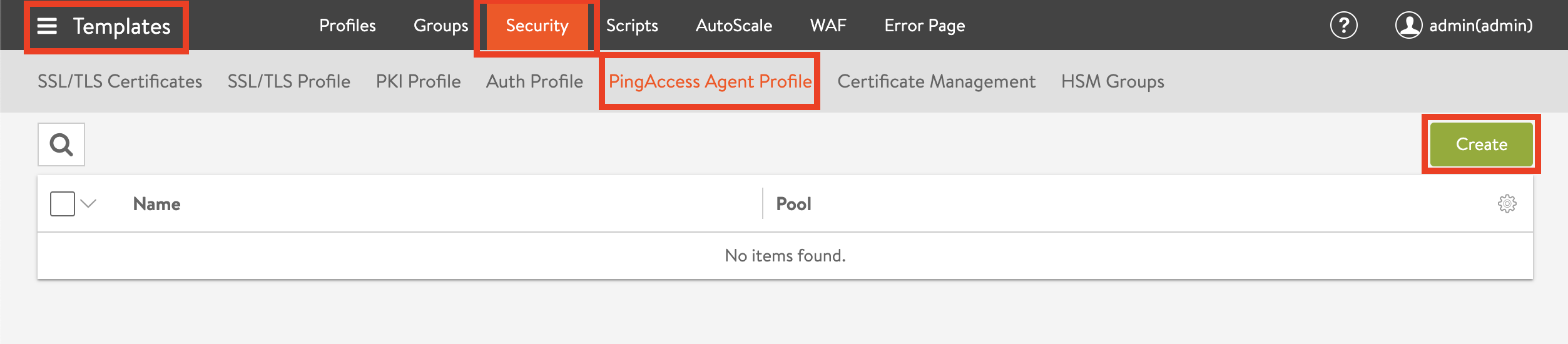 PingAccess Agent Profile