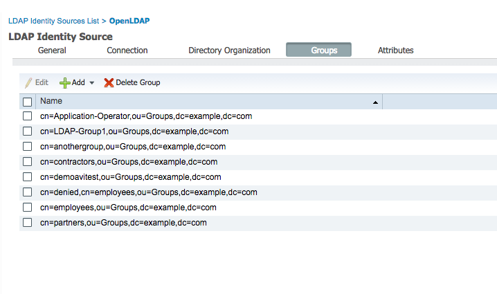 ISE-OpenLDAP-Groups