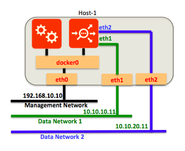 Avi Vantage single-host deployment in a Linux server cloud